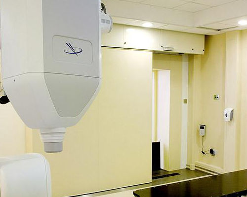X-ray protective room for Cyberknife