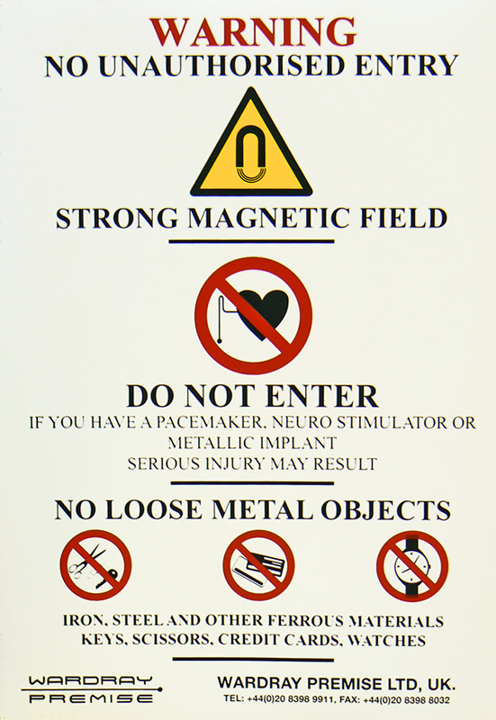 Picture 1 of Self Adhesive Warning Sign