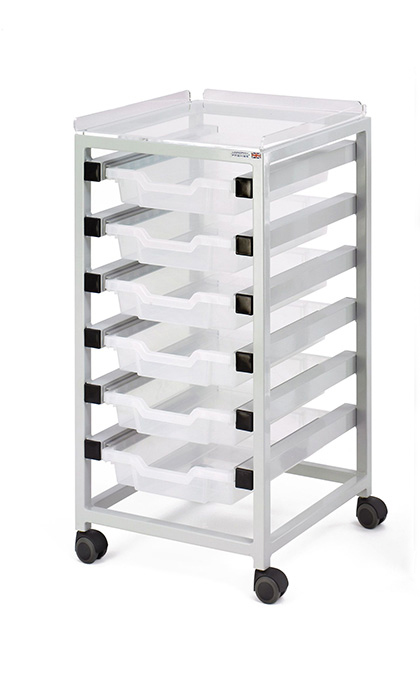 Picture 1 of Utility Trolley With 6 Drawers